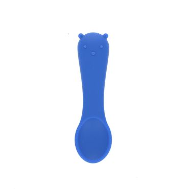 petite cuillere silicone ours bleu