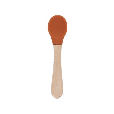 cuillere bois silicone camel