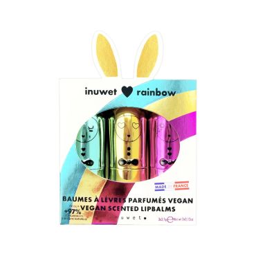Baumes à lèvres vegan made in france Rainbow