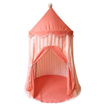 Tipi enfant rayures corail