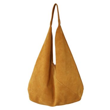 sac cabas en cuir souple camel