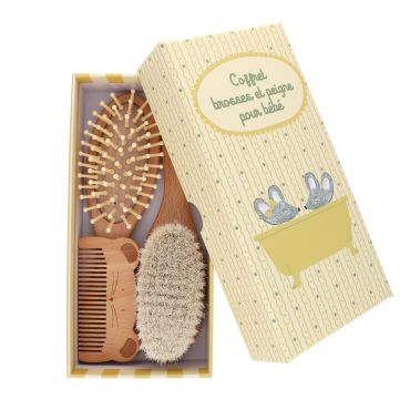 coffret brosse et peigne pour bébé