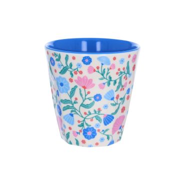 grand verre en mélamine joli paon