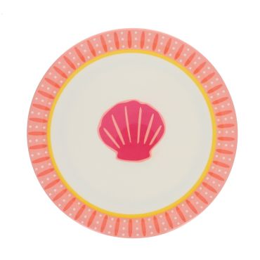 Assiette en mélamine Saint-Jacques - Club Soleil