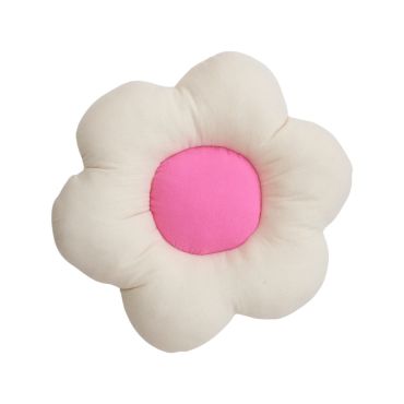 coussin fleur écrue joli paon