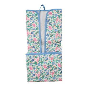 tapis à langer nomade fleuri