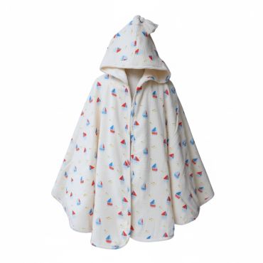 grande cape de bain bateaux enfant