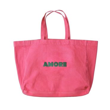 sac cabas rose amore