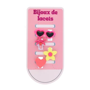 bijoux clips à lacets chaussures