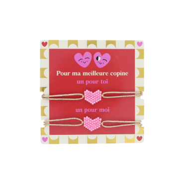 Bracelets coeur 1 pour toi 1 pour moi