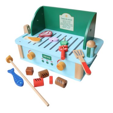 Jouet barbecue en bois enfant