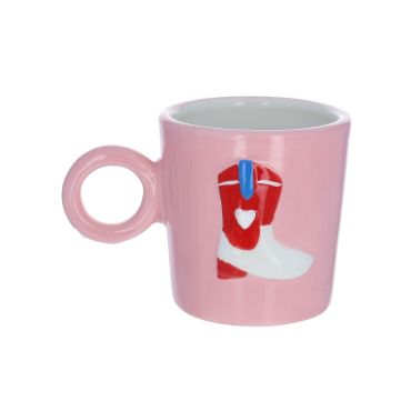 mug céramique rose santiag