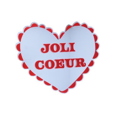 miroir joli coeur