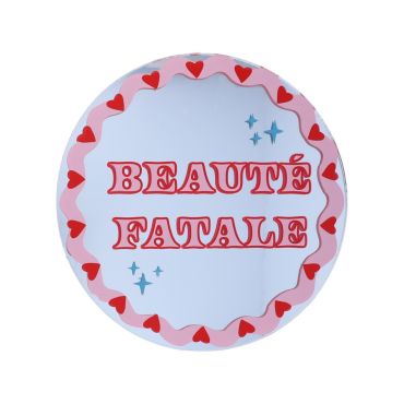 miroir rond beauté fatale