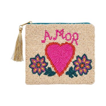 porte-monnaie perles amor