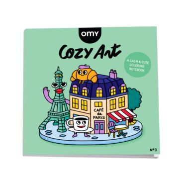 Cahier de coloriage Cozy Art "Paris"