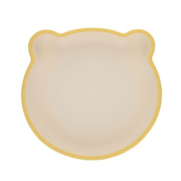 assiette silicone jaune petites souris
