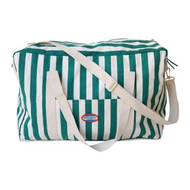 sac week-end rayures vertes