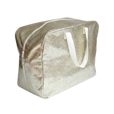 grand sac de rangement à paillettes dorées
