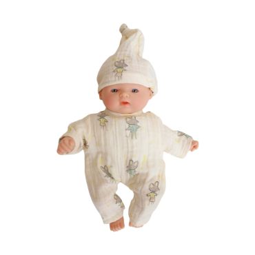 petite poupée sacha pyjama vichy vert