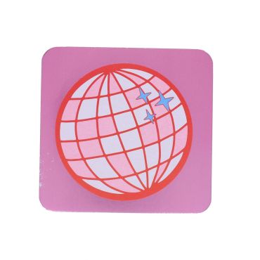 bloc notes adhésif boule à facettes