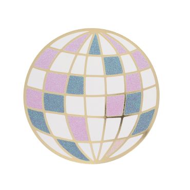 carte de voeux boule disco