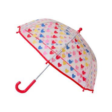 parapluie enfant coeurs multicolores