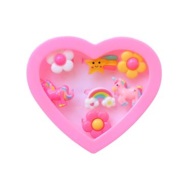 boite coeur bagues enfant 