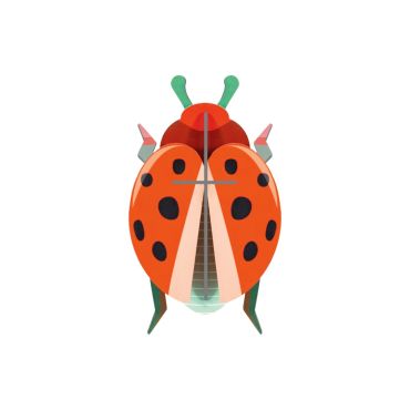 trophée mural coccinelle rouge