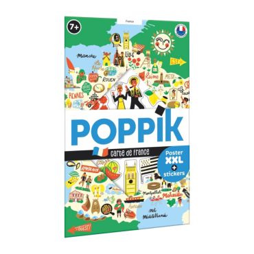 Poster en stickers France Poppik