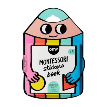 Cahier de coloriage et stickers Montessori crayons