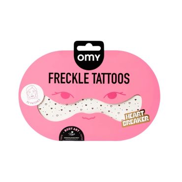 tatouages temporaires paillettes coeurs