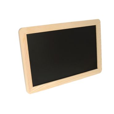 Ardoise noire en bois