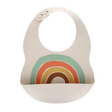 Bavoir silicone arc en ciel