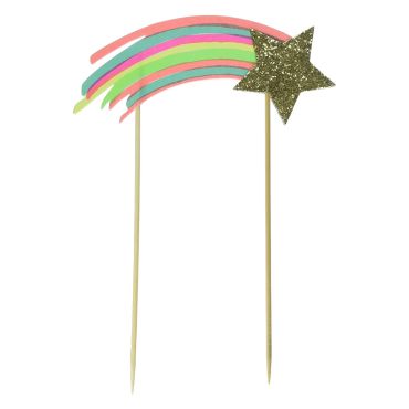 Décoration de gâteau étoile filante