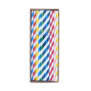 Lot de 25 pailles cirque