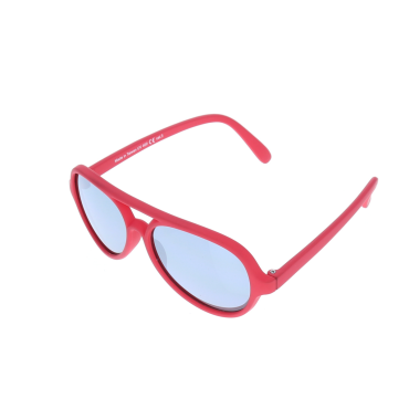 Lunettes de soleil rétro rouge