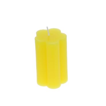 Petite bougie fleur jaune