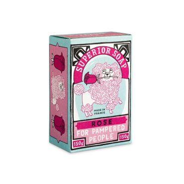 Savon caniche rose