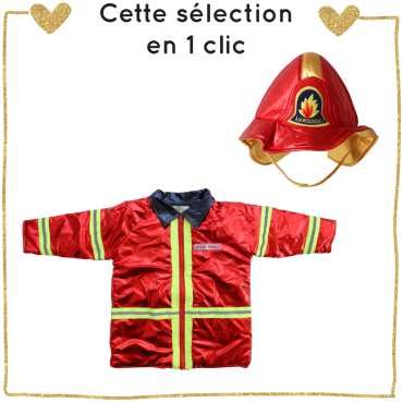 ensemble déguisement enfant pompier