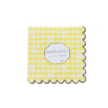 serviettes pâquerette