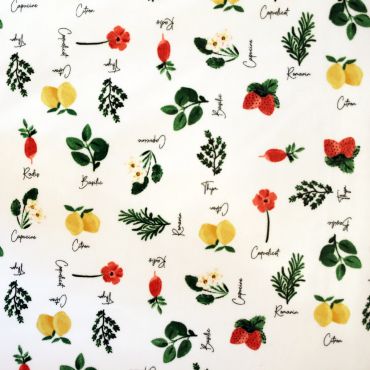 Toile cirée potager