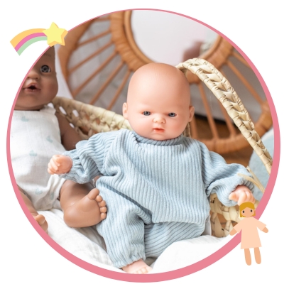 Trouvez sa première poupée ! Une poupée pour bébé !