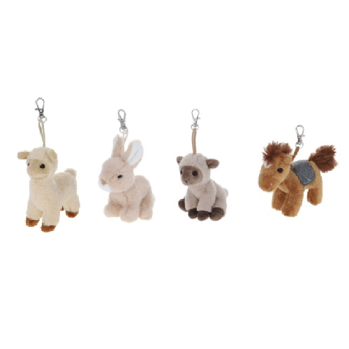 Porte-clés peluches animaux